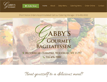 Tablet Screenshot of gabbysgourmet.com